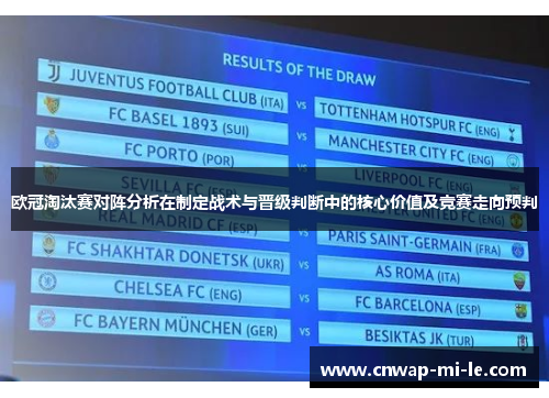 欧冠淘汰赛对阵分析在制定战术与晋级判断中的核心价值及竞赛走向预判